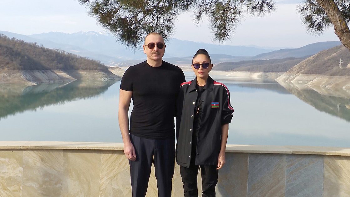 President Ilham Aliyev, First Lady Mehriban Aliyeva attend inauguration of highway from Sarsang Reservoir to Umudlu village in Aghdara (PHOTO/VIDEO)