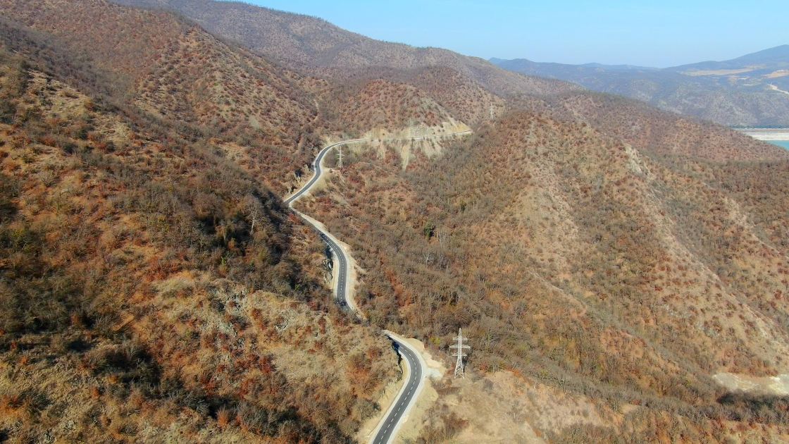 President Ilham Aliyev, First Lady Mehriban Aliyeva attend inauguration of highway from Sarsang Reservoir to Umudlu village in Aghdara (PHOTO/VIDEO)