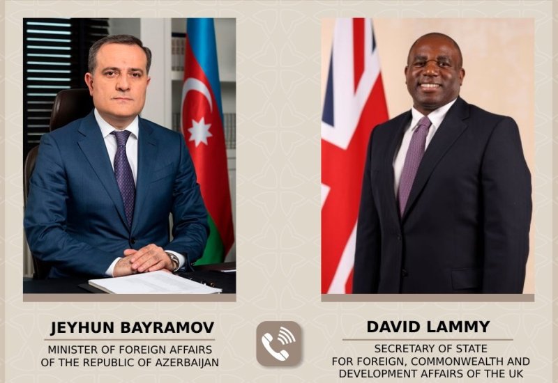 Azerbaijani, UK FMs address peace process with Armenia in key talks