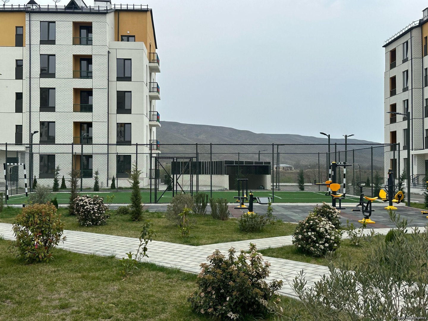 Azerbaijan accomplishes new residential complex in its liberated Sugovushan (PHOTO)