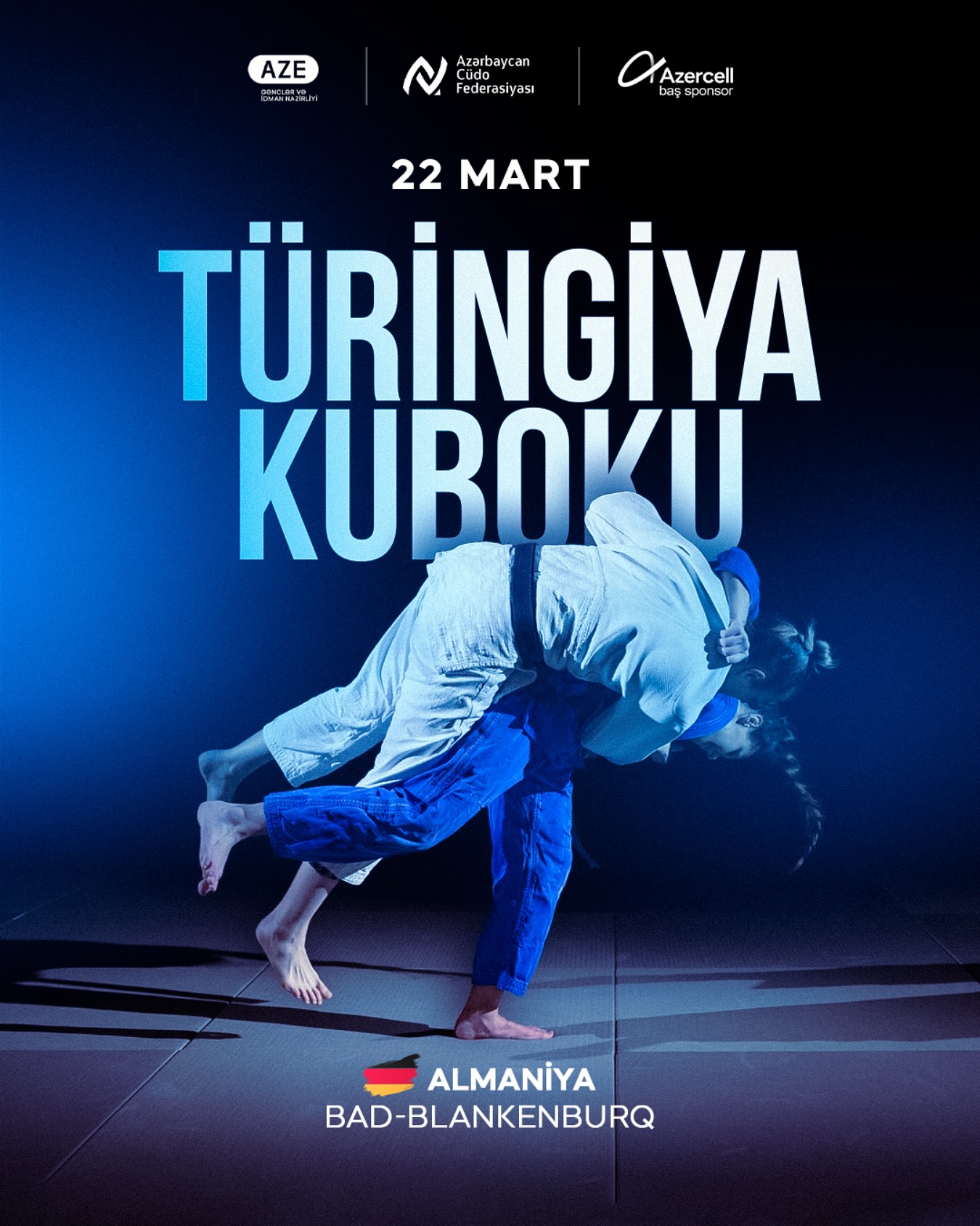 Thuringian Judo Cup for juniors and girls will be held on March 22 in Germany