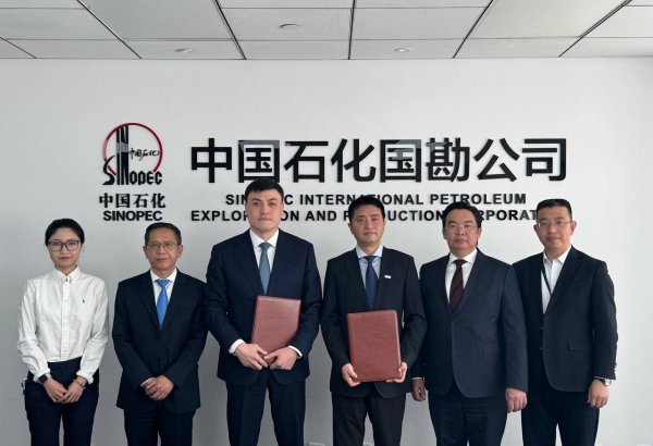 China's Sinopec, QazaqGaz ink MoU to explore coalbed methane projects in Kazakhstan