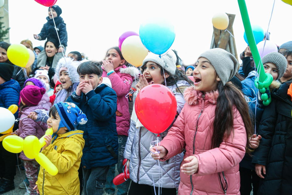 Initiated by Leyla Aliyeva, Novruz celebration for children organized in Khizi (PHOTO)