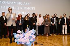 President of Baku Media Center Arzu Aliyeva attends premiere of "Taghiyev: Tsar" at Nizami Cinema Center (PHOTO)