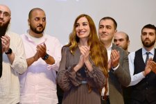 President of Baku Media Center Arzu Aliyeva attends premiere of "Taghiyev: Tsar" at Nizami Cinema Center (PHOTO)