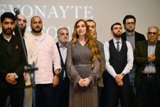 President of Baku Media Center Arzu Aliyeva attends premiere of "Taghiyev: Tsar" at Nizami Cinema Center (PHOTO)