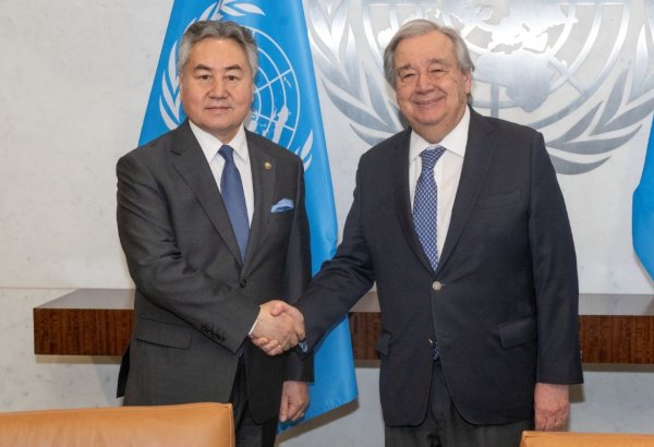 Kyrgyzstan's FM and UN SecGen discuss reinforcing partnership
