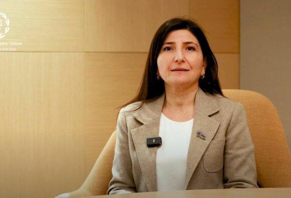 Azerbaijani MP Sevil Mikayilova gives interview to Inter-Parliamentary Union's YouTube channel (VIDEO)