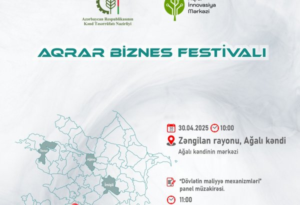 Azerbaijan's Aghali village to host Agrarian Business Festival