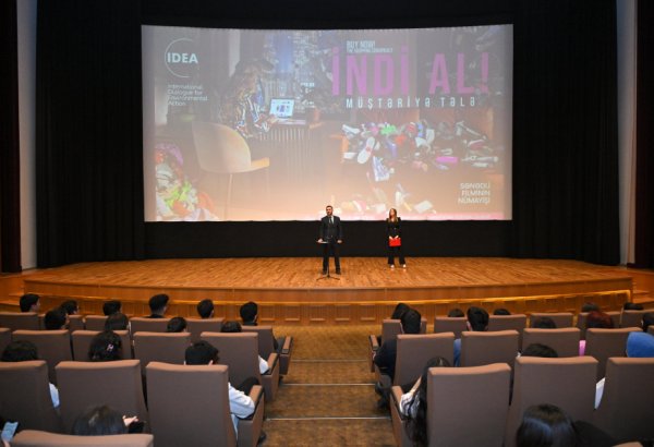 Initiated by Heydar Aliyev Foundation VP Leyla Aliyeva, Nizami Cinema Center hosts presentation of documentary (PHOTO)