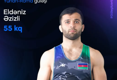 Azerbaijani wrestler bests his Armenian rival, punching his ticket to finals