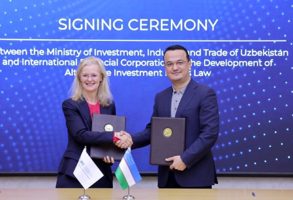 Uzbekistan, IFC ink deal on dev't of alternative investments, fostering business climate