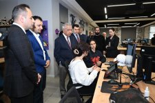 ADA University rector tours newly established creative center, reviews facilities (PHOTO)