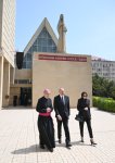 President Ilham Aliyev, First Lady Mehriban Aliyeva visit Church of Immaculate Conception of Blessed Virgin Mary in Baku, offer condolences over death of Pope Francis (PHOTO/VIDEO)