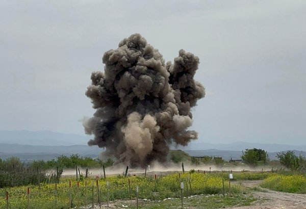 Azerbaijan tallies neutralized mines in liberated territories over week