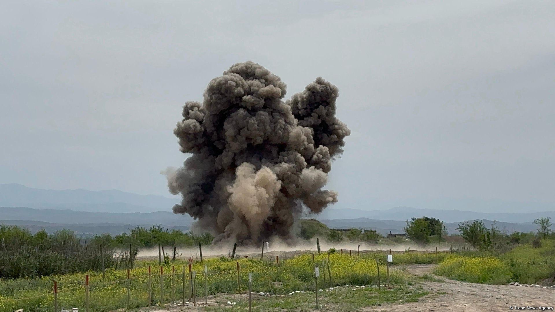 Individual loses leg after Armenian-trapped mine blast in Azerbaijan's Aghdara
