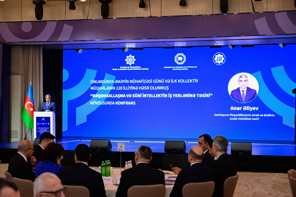 Conference in Azerbaijan's Baku examines impact of digitalization and AI on employment (PHOTO)