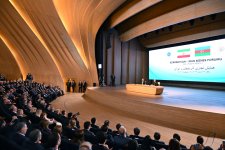 President Ilham Aliyev, President Masoud Pezeshkian attend Azerbaijan-Iran business forum (PHOTO/VIDEO)