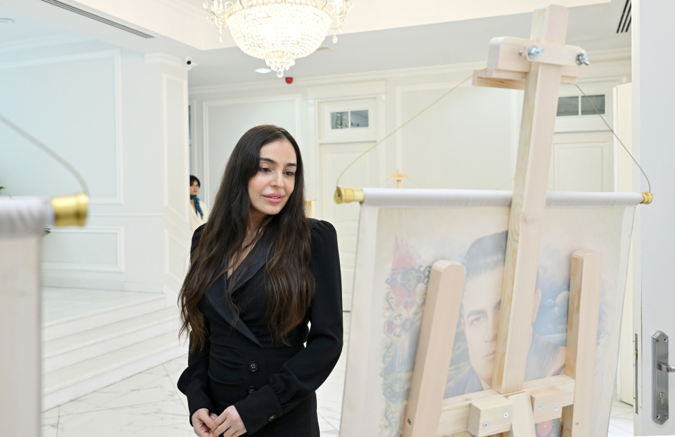 Heydar Aliyev Foundation VP Leyla Aliyeva and Head of Baku Media Center Arzu Aliyeva visit Turkic Culture and Heritage Foundation (PHOTO)