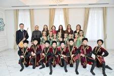 Heydar Aliyev Foundation VP Leyla Aliyeva and Head of Baku Media Center Arzu Aliyeva visit Turkic Culture and Heritage Foundation (PHOTO)