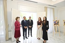Heydar Aliyev Foundation VP Leyla Aliyeva and Head of Baku Media Center Arzu Aliyeva visit Turkic Culture and Heritage Foundation (PHOTO)