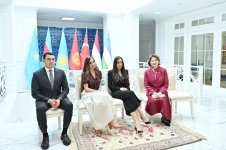 Heydar Aliyev Foundation VP Leyla Aliyeva and Head of Baku Media Center Arzu Aliyeva visit Turkic Culture and Heritage Foundation (PHOTO)