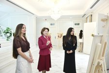 Heydar Aliyev Foundation VP Leyla Aliyeva and Head of Baku Media Center Arzu Aliyeva visit Turkic Culture and Heritage Foundation (PHOTO)