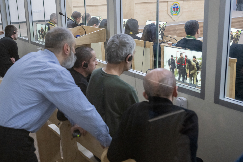 Trial of Armenian individuals accused of war crimes and crimes against humanity continues (PHOTO)
