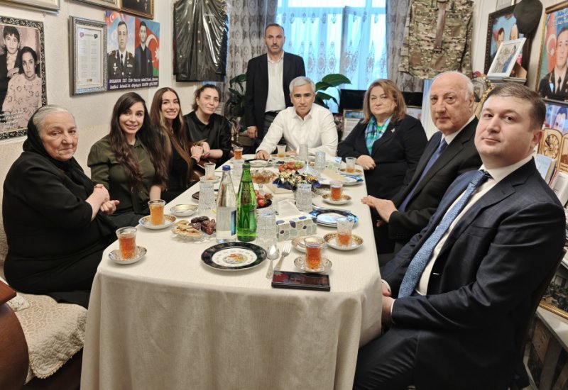 Vice-President of Heydar Aliyev Foundation Leyla Aliyeva and Arzu Aliyeva visit Polad Hashimov's home (PHOTO)
