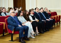 Heydar Aliyev Foundation VP Leyla Aliyeva watches concert of students and youth at Baku Music Academy (PHOTO)