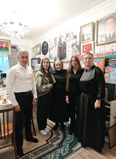 Vice-President of Heydar Aliyev Foundation Leyla Aliyeva and Arzu Aliyeva visit Polad Hashimov's home (PHOTO)