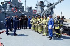 Azerbaijani, Turkish naval personnel conduct joint practical exercises (PHOTO)