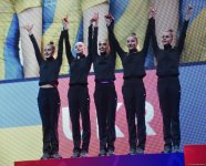 Azerbaijani team wins gold medal at European Cup in Rhythmic Gymnastics in Baku (PHOTO)
