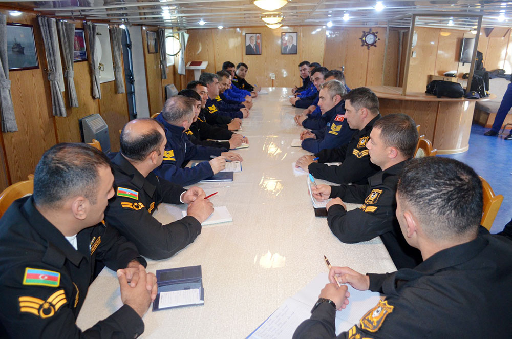 Azerbaijani, Turkish naval personnel conduct joint practical exercises (PHOTO)