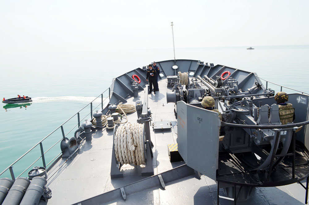Azerbaijani, Turkish naval personnel conduct joint practical exercises (PHOTO)