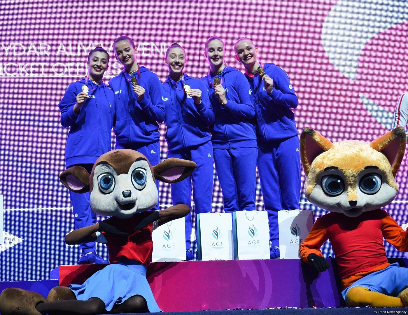 Azerbaijani team wins gold medal at European Cup in Rhythmic Gymnastics in Baku (PHOTO)