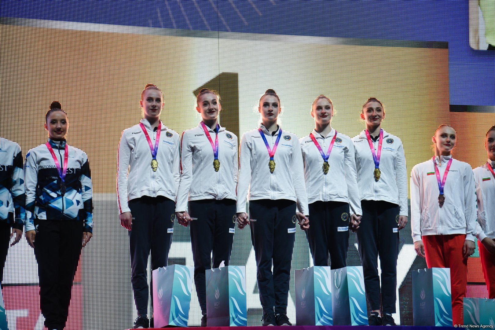 Azerbaijani team wins gold medal at European Cup in Rhythmic Gymnastics in Baku (PHOTO)