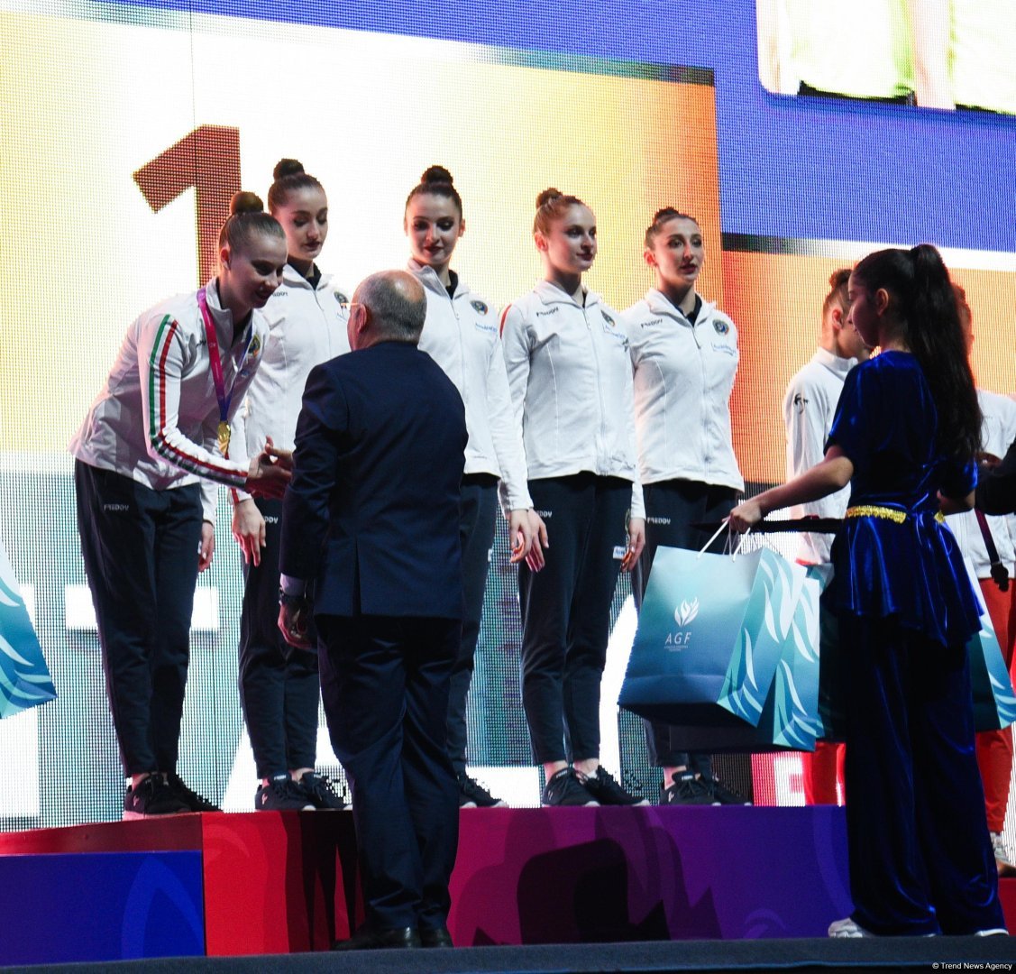 Azerbaijani team wins gold medal at European Cup in Rhythmic Gymnastics in Baku (PHOTO)