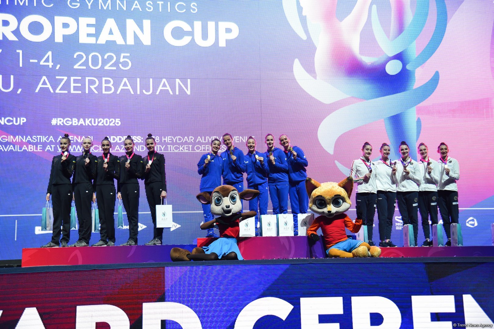 Azerbaijani team wins gold medal at European Cup in Rhythmic Gymnastics in Baku (PHOTO)