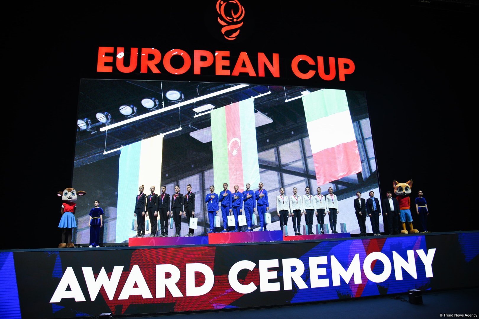 Azerbaijani team wins gold medal at European Cup in Rhythmic Gymnastics in Baku (PHOTO)