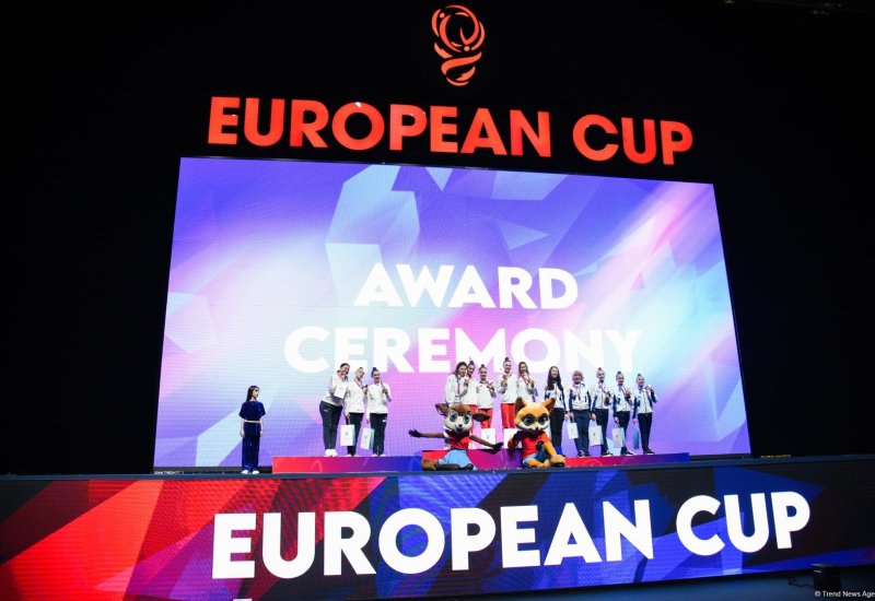 Winners of third day of the European Cup in Rhythmic Gymnastics in Baku awarded (PHOTO)