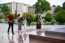 Vice President of Heydar Aliyev Foundation Leyla Aliyeva and Head of Baku Media Center Arzu Aliyeva visit Nakhchivan (PHOTO)