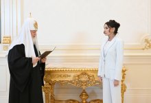 President Ilham Aliyev, First Lady Mehriban Aliyeva meet Patriarch of Moscow and All Rus' Kirill (PHOTO/VIDEO)
