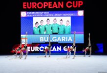 Third day of European Rhythmic Gymnastics Cup kicks off in Azerbaijan's Baku (PHOTO)