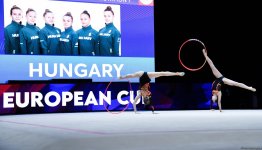 Third day of European Rhythmic Gymnastics Cup kicks off in Azerbaijan's Baku (PHOTO)