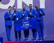 Azerbaijani team wins bronze medal at European Rhythmic Gymnastics Cup (PHOTO)