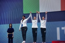Winners of third day of the European Cup in Rhythmic Gymnastics in Baku awarded (PHOTO)