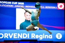 Winners of third day of the European Cup in Rhythmic Gymnastics in Baku awarded (PHOTO)