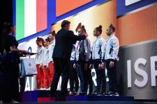 Winners of third day of the European Cup in Rhythmic Gymnastics in Baku awarded (PHOTO)