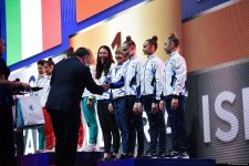 Winners of third day of the European Cup in Rhythmic Gymnastics in Baku awarded (PHOTO)